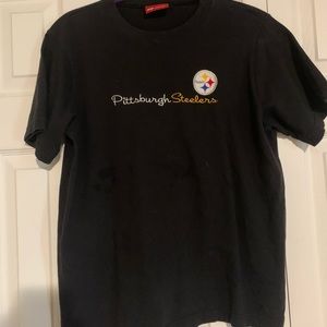 steelers black tee - full length